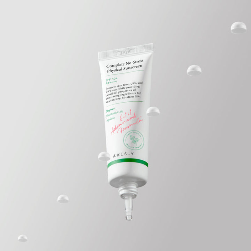 Axis-Y Complete No-Stress Physical Sunscreen V3 SPF 50+ / PA ++++ 50ml